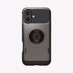Spigen Slim Armor (MagFit), Housse, Apple, iPhone 16, 15,5 cm (6.1"), Gris