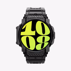 Spigen Rugged Armor Pro, Bande, Smartwatch, Noir, Samsung, Galaxy Watch 7 (40mm), Polyuréthane thermoplastique (TPU)