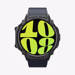 Spigen Rugged Armor, Bande, Smartwatch, Noir, Samsung, Galaxy Watch 7 (44mm), Polyuréthane thermoplastique (TPU)