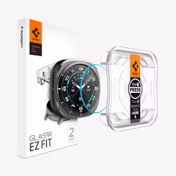 Spigen GLAS.tR EZ Fit, Protecteur d'écran, Smartwatch, Transparent, Samsung, Galaxy Watch Ultra (47mm), Verre trempé