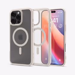 Spigen Ultra Hybrid (MagFit) 6.9" Housse Beige, Transparent