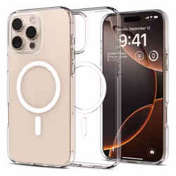 Spigen Liquid Crystal MagFit, Housse, Apple, iPhone 16 Pro, 16 cm (6.3"), Transparent