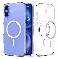 Spigen Liquid Crystal MagFit, Housse, Apple, iPhone 16, 15,5 cm (6.1"), Transparent