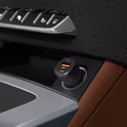 Spigen ArcStation Essential 48W Casque, Smartphone, Smartwatch, Tablette Noir Allume-cigare Charge rapide Auto