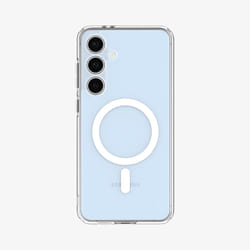 Spigen Ultra Hybrid Metal Ring (MagFit) 6.7" Housse Transparent, Blanc