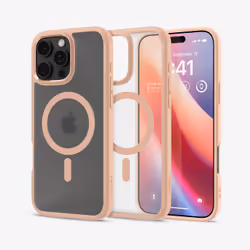 Spigen Ultra Hybrid (MagFit) 6.3" Housse Rose, Transparent