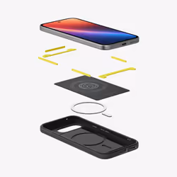 Spigen Rugged Armor (MagFit) coque de protection pour téléphones portables 16 cm (6.3") Housse Noir - Vue supplémentaire 6