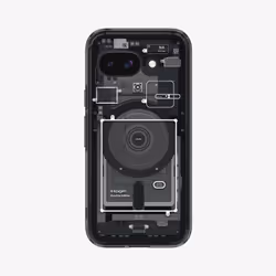 Spigen Ultra Hybrid Zero One (MagFit), Housse, Google, Pixel 9a, 16 cm (6.3"), Noir