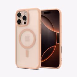 Spigen Ultra Hybrid T (MagFit + Camera Control) coque de protection pour téléphones portables 16 cm (6.3") Housse Rose