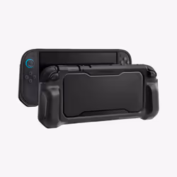 Spigen Rugged Armor Housse Nintendo Polyuréthane thermoplastique (TPU) Noir