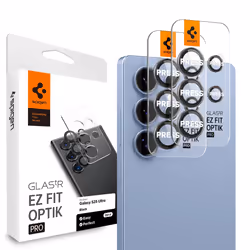 Spigen Glas.tR EZ Fit Optik Pro, Samsung, Galaxy S25 Ultra, Résistant à la poussière, Résistant aux rayures, Noir, Transparen ...