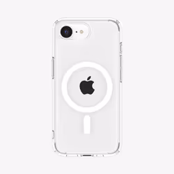 Spigen Ultra Hybrid (MagFit), Housse, Apple, iPhone 16e, 15,5 cm (6.1"), Transparent, Blanc