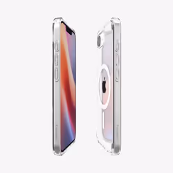 Spigen Ultra Hybrid (MagFit) coque de protection pour téléphones portables 15,5 cm (6.1") Housse Transparent, Blanc - Vue supplémentaire 4