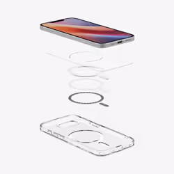 Spigen Ultra Hybrid (MagFit) coque de protection pour téléphones portables 15,5 cm (6.1") Housse Transparent, Blanc - Vue supplémentaire 5