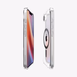 Spigen Ultra Hybrid (MagFit) coque de protection pour téléphones portables 15,5 cm (6.1") Housse Charbon, Transparent - Vue supplémentaire 4