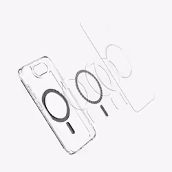 Spigen Ultra Hybrid (MagFit) coque de protection pour téléphones portables 15,5 cm (6.1") Housse Charbon, Transparent - Vue supplémentaire 6