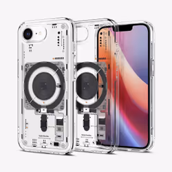 Spigen Ultra Hybrid Neo One (MagFit) coque de protection pour téléphones portables 15,5 cm (6.1") Housse Noir, Transparent
