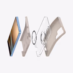 Spigen Silicone Fit (MagFit) 6.9" Housse Naturel