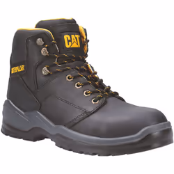 La Caterpillar Striver noire est une chaussure de sécurité haute pensée pour les professionnels exigeants. Sa tige en cuir nu ...