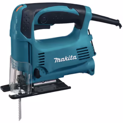 MAKITA 4328 Scie sauteuse 450W à vitesse variable et pendule Très rapide grâce à ses positions pendulaires. Flux d’air forcé  ...