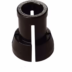Description générale Le collet cône 6,35 mm (1/4') est un accessoire essentiel pour les défonceuses et affleureuses Makita, p ...