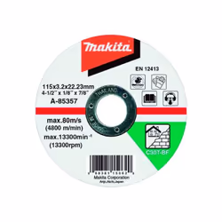 DISQUE A TRONCONNER MAT 230X3 C30T 2G MAKITA A-85385DISQUE A TRONCONNER MAT 230X3 C30T 2G