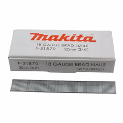 Set de clous 20 mm pour cloueurs sans fil et pneumatique AF505, AF506, AF550H, DNB500 Makita - F-31870 Cet ensemble de clous  ...