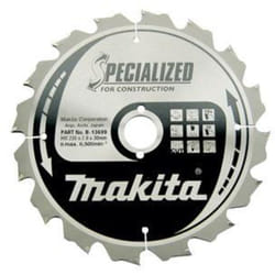 Lames carbure "Specialized" construction (FERMACELL ®), pour scies circulaires MAKITA