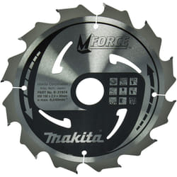 Makita - B-31974 Lame de scie circulaire Makforce tct 190x30mm 12T HS7611J Bois