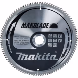 MAKITA B-32873 HM 260/30/100D Makblade Disc Avantages pour l’utilisateur Carbure de tungstène de haute qualité et à faible us ...