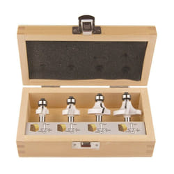 Makita - Coffret de 4 fraises à bois sur queue de 8 mm D-53534