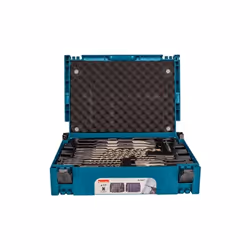Description générale L'ensemble de forets et burins Makita B-53877 comprend 17 pièces essentielles pour tous vos travaux de p ...