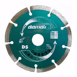 Disque diamant Ø 230 mm pour la découpe des matériaux durs tels que la pierre, le gré et la céramique. Alésage M14 (22,23 mm)