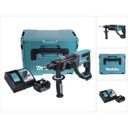 Bhr 202 Perforateur combiné sans fil 18V 2,0J sds Plus + Coffret de transport+ 1x Batterie 3Ah + Chargeur - Makita