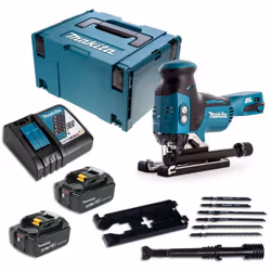 Scie sauteuse Makita à moteur BL, d'une puissance équivalente au modèle filaire - DJV181RMJ La scie sauteuse Makita DJV181RMJ ...