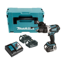 Makita DHP458RF3J perceuse 2,4 kg Noir, Bleu, Argent