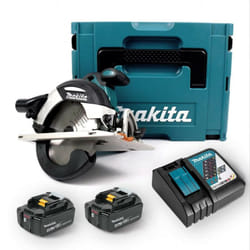 Scie circulaire 18V lxt 165 mm (2x4,0 Ah) en makpac Makita DHS630RMJ