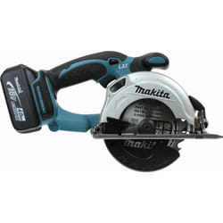 Scie circulaire 18 v Li-Ion 4 Ah ø 136 mm Makita 2 batteries, chargeur, coffret - DSS501RMJ