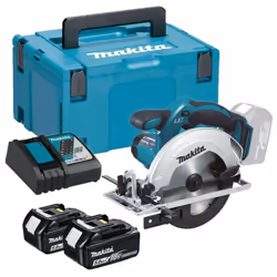 Scie circulaire usage régulier avec batteries de 5,0 Ah - DSS611RTJ La scie circulaire Makita DSS611 est durable avec un mote ...