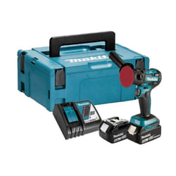 Ponceuse polisseuse 18V lxt Ø75 mm (2x5,0 Ah) en makpac Makita DPV300RTJ