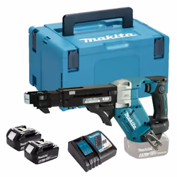 Visseuse automatique ultra productive pour la pose de cloisons sèches - DFR551RTJ Visseuse automatique 18V avec vis sur ruban ...