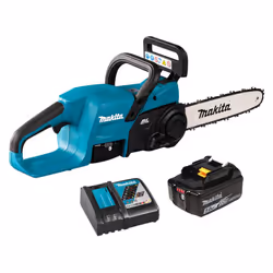 Tronçonneuse sans fil MAKITA DUC307RTX2 18V Li-ion 30cm Tronçonneuse sans fil, avec un faible niveau sonore et zéro émission ...
