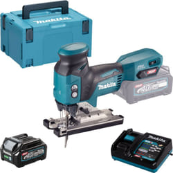 JV001GD101 Scie sauteuse pendulaire sur batterie 40 v maxi / 1x 2,5 Ah batterie + chargeur dans makpac - Makita