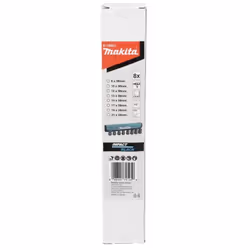 MAKITA Jeu de douilles, 8 pièces (E-16601) E-16601 8teilig - 1/2" - Ø 125 mm - 1,0 mm Données techniques Prise carrée extérie ...