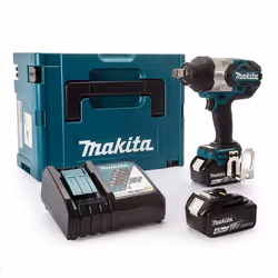 Boulonneuse 18V Makita très puissante avec un couple de 1050Nm - DTW1001RMJ Son moteur sans charbon fait de cette boulonneuse ...