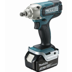 Boulonneuse à chocs 18 v Li-Ion 3 Ah 190 Nm Makita 2 batteries, chargeur, coffret - DTW190RFE