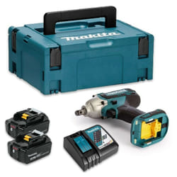 Makita - Boulonneuse à chocs 18V 1/2' 190 Nm (2x4,0 Ah) en makpac DTW190RMJ