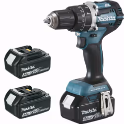 Description générale La perceuse visseuse à percussion 18 V Li-ion 3 Ah (DHP484) de MAKITA est un outil robuste et puissant,  ...