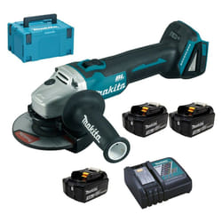 Makita - Meuleuse d'angle 18V lxt Ø125mm (3x3,0 Ah) en makpac DGA504RF3J