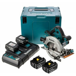 Makita - Scie circulaire 36V lxt Ø190 mm (4x5,0 Ah) en makpac DHS710PT4J